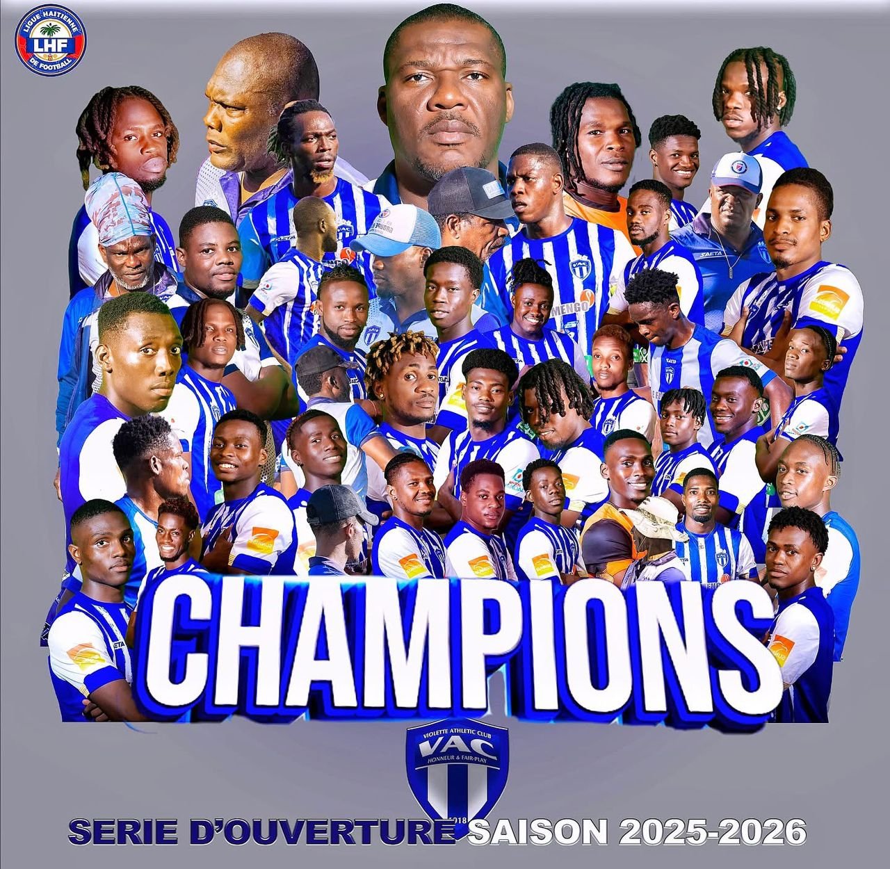 LHF : VIOLETTE AC REMPORTE LA D1 HAÏTIENNE